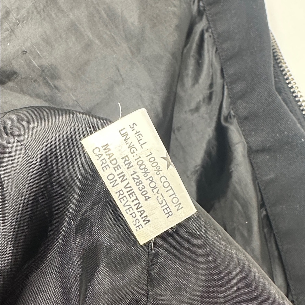 Basic Code Jacket Military Bomber Coat Cotton Ful… - image 7